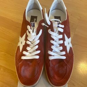 Brand new red suede Ballstar mens golden goose gift for my son he doesn’t want